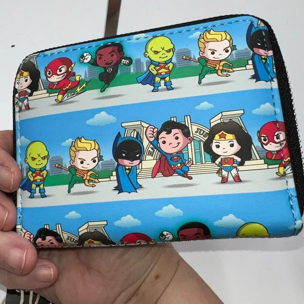 Loungefly DC Chibi Superhero Wallet